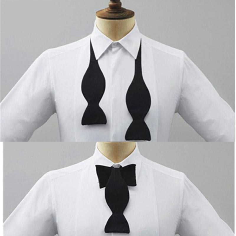 Women Formal Wear Black And White - Men's Formal Pre-tied Adjustable Bow Tie