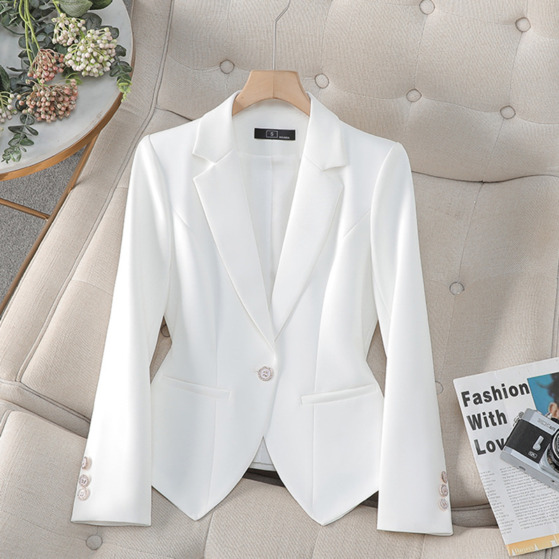 New Fashion Female Formal Blaz - Women Formal Wear Black And White ulasan dan harga