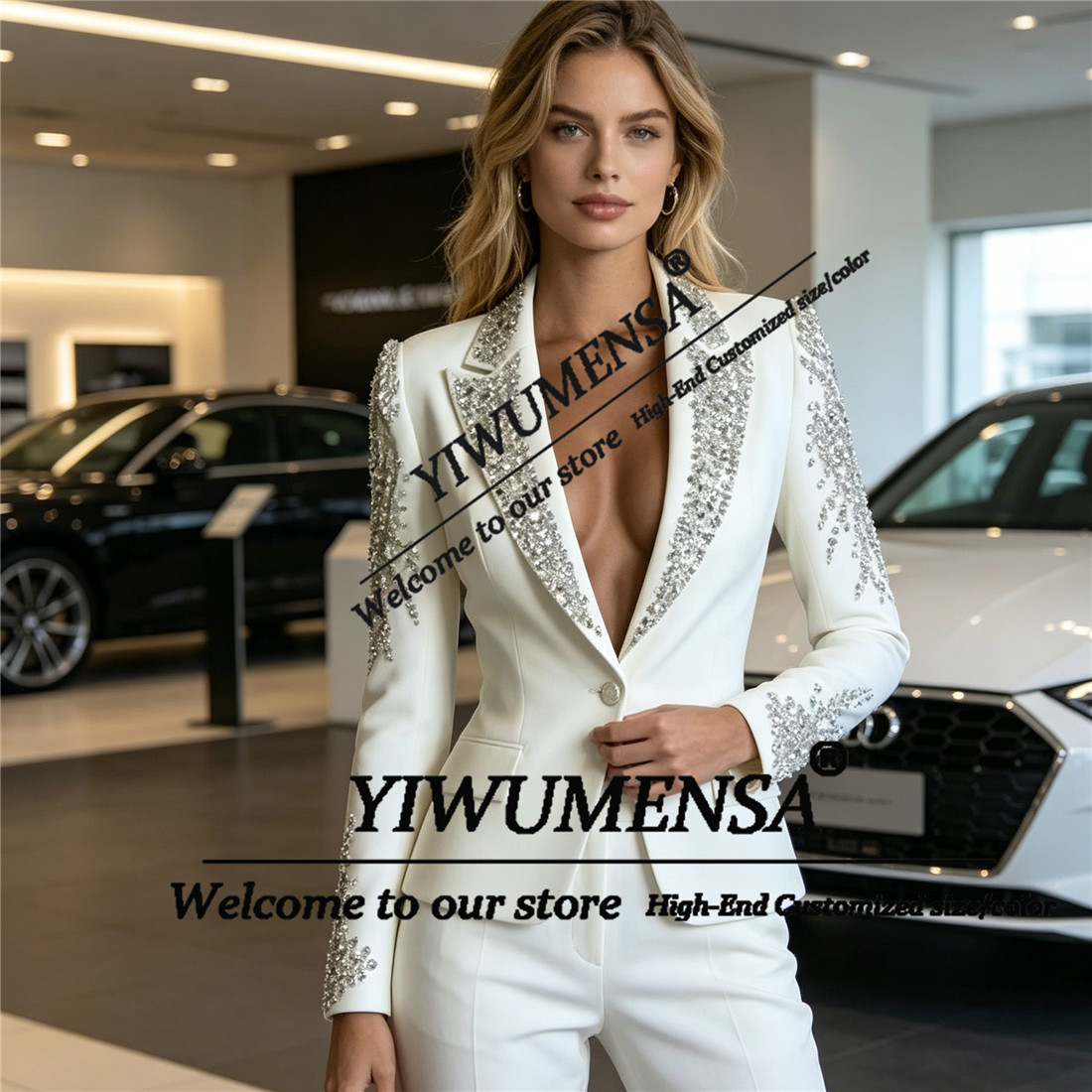 Luxury Women Suits 2 Pieces Se - Woman Formal Wear ulasan dan harga