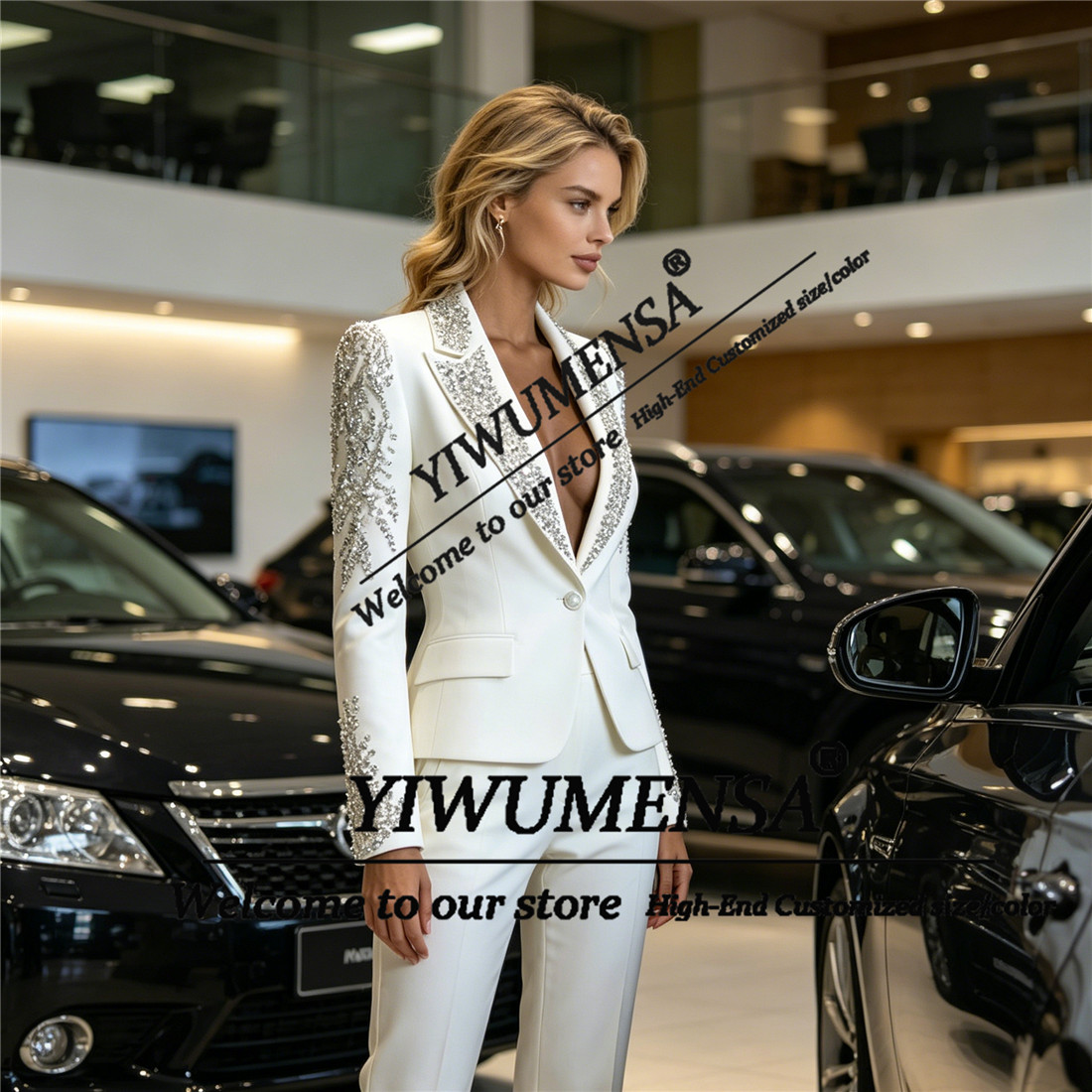 Luxury Women Suits 2 Pieces Se - Woman Formal Wear ulasan dan harga