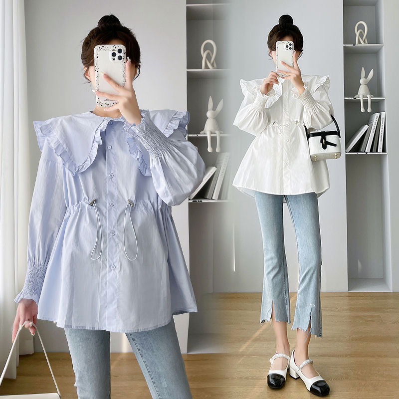 Long Sleeve Shirts Womens Cott - Women Formal Blouses For Evening Wear ulasan dan harga