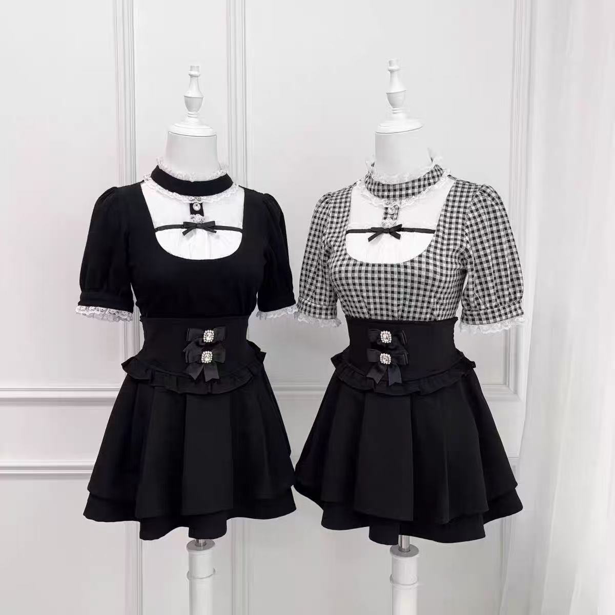 Japanese Lolita Blouse Women K - Women Formal Blouses For Evening Wear ulasan dan harga