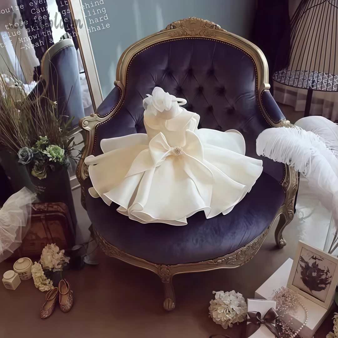 White Pearl Embellished Dress  - Woman Formal Wear ulasan dan harga