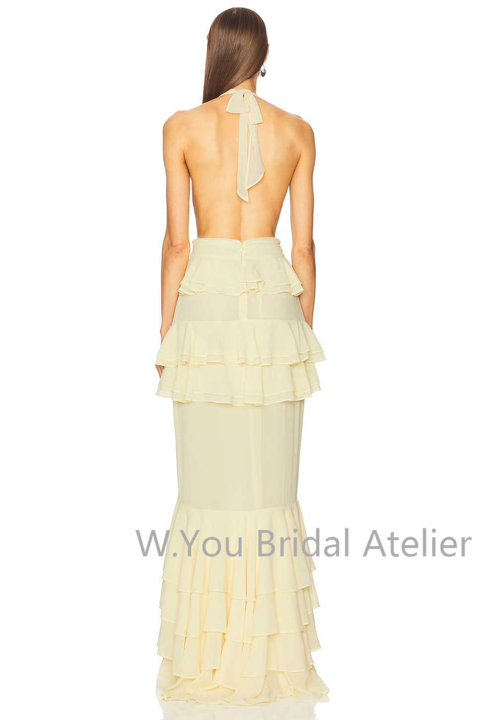 Evening Dresses Deep V Neck Ha - Women'S Formal Wear For Wedding Guest ulasan dan harga