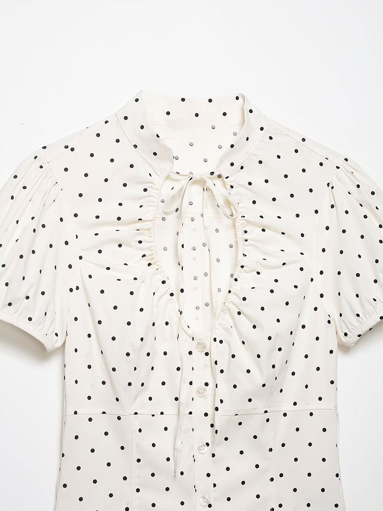 HH Vintage Retro Womens White  - Women Formal Blouses For Evening Wear ulasan dan harga