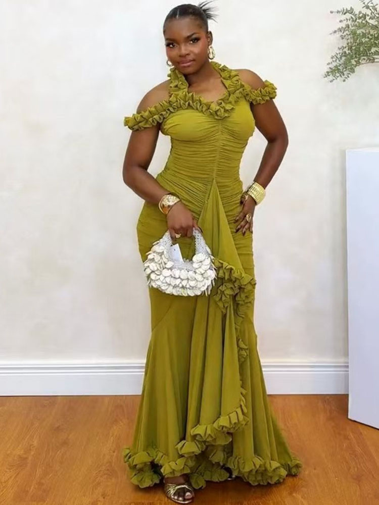 Sexy Off the Shoulder Wedding  - Women'S Formal Wear For Wedding Guest ulasan dan harga