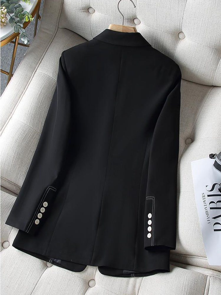 New Fashion Women Formal Blaze - Women Formal Wear Black And White ulasan dan harga