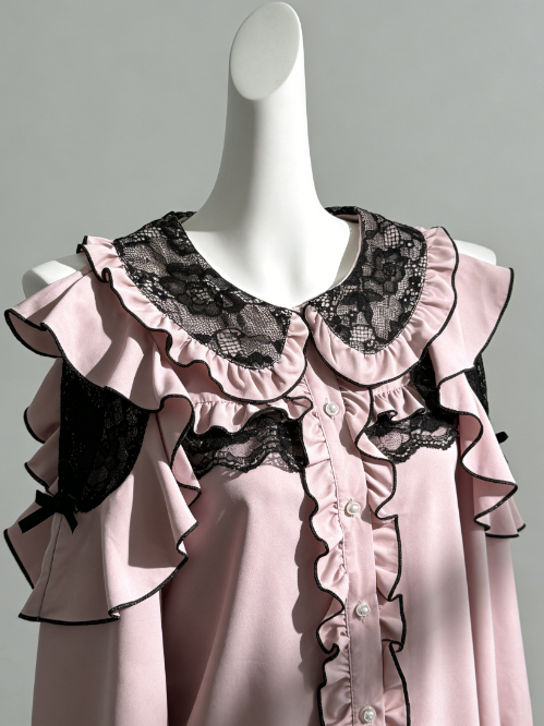 Kawaii Harajuku JK Women Bow L - Women Formal Blouses For Evening Wear ulasan dan harga