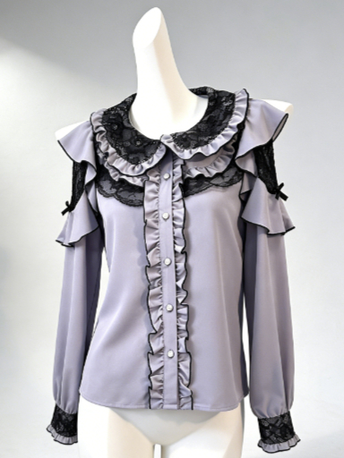 Kawaii Harajuku JK Women Bow L - Women Formal Blouses For Evening Wear ulasan dan harga