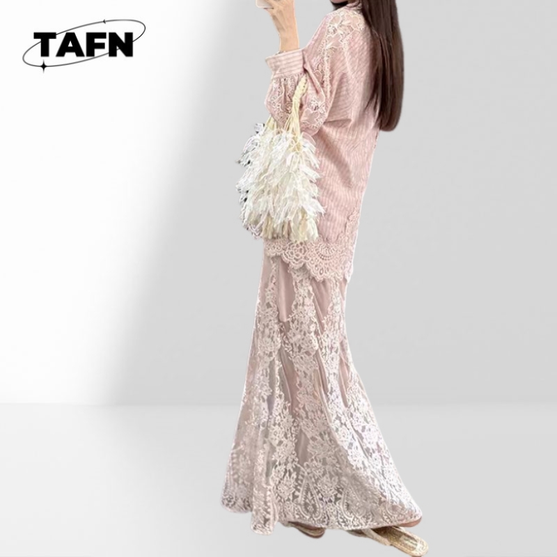 Ladies Fashion Skirt Soft Fabr - Women Formal Blouses For Evening Wear ulasan dan harga