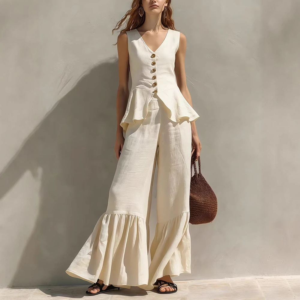 Women's Vintage Elegant Ruffle - Women Formal Blouses For Evening Wear ulasan dan harga