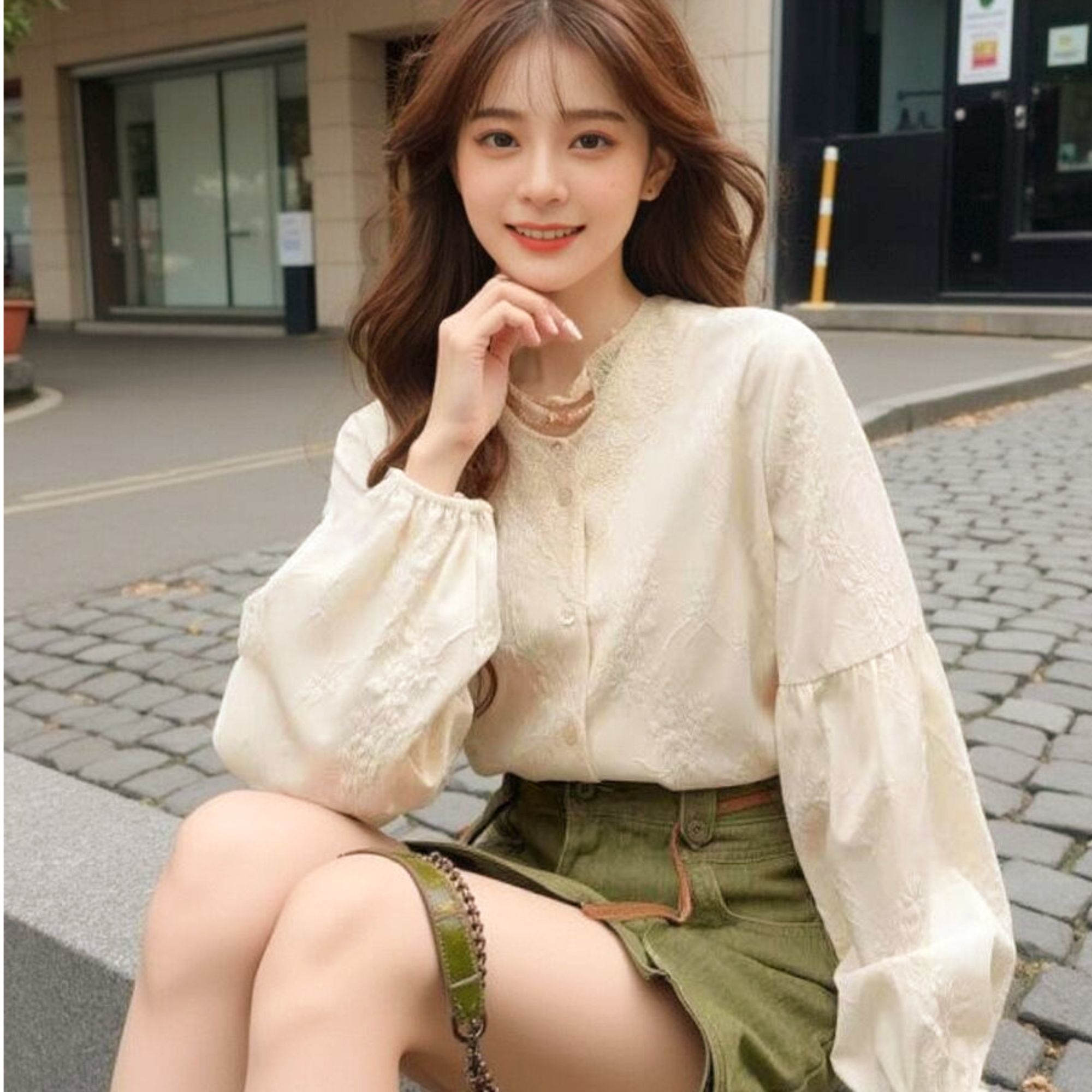 Long Sleeve Shirts Womens Chif - Women Formal Blouses For Evening Wear ulasan dan harga
