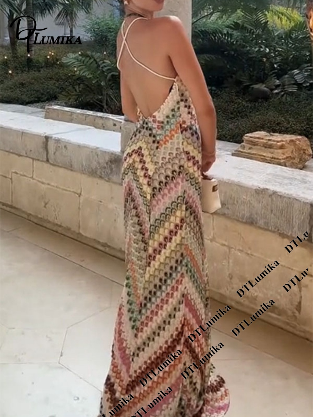 DTLumika Bohemian Print Maxi D - Women'S Formal Resort Wear ulasan dan harga