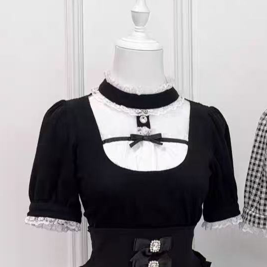 Japanese Lolita Blouse Women K - Women Formal Blouses For Evening Wear ulasan dan harga