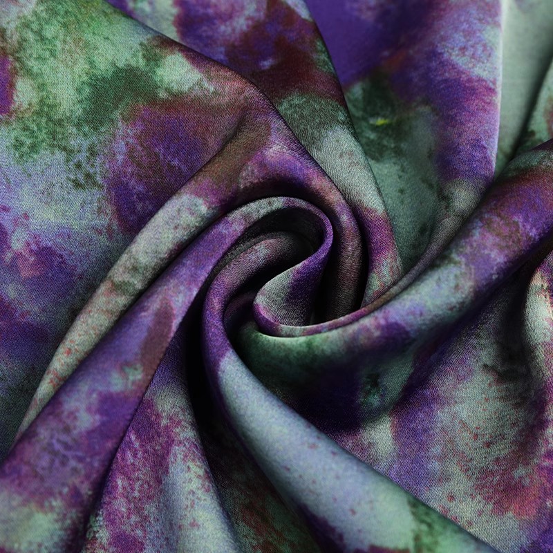 Purple Floral Elegant Satin Bl - Women Formal Blouses For Evening Wear ulasan dan harga