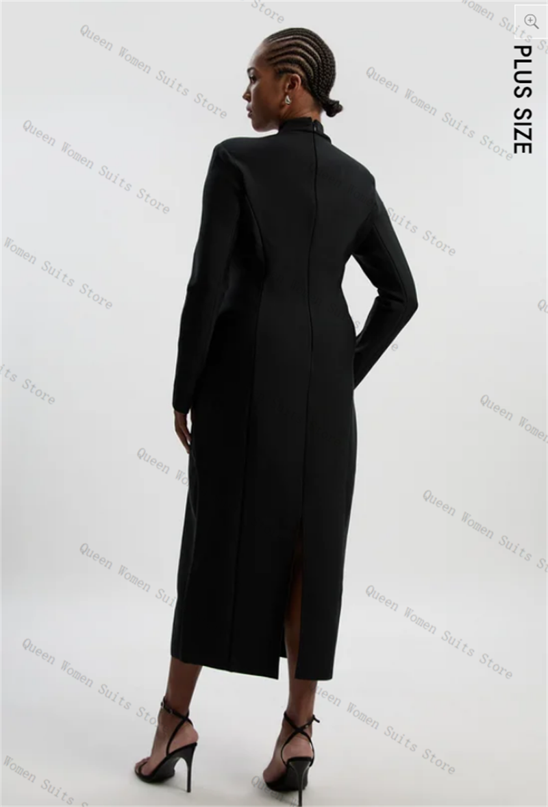 Black Cotton Women Suit 1 Piec - Women'S Formal Wear For Wedding Guest ulasan dan harga
