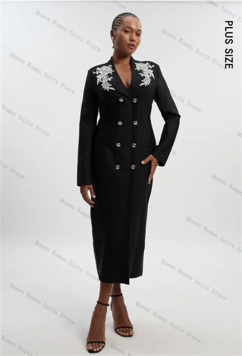 Black Cotton Women Suit 1 Piec - Women'S Formal Wear For Wedding Guest ulasan dan harga