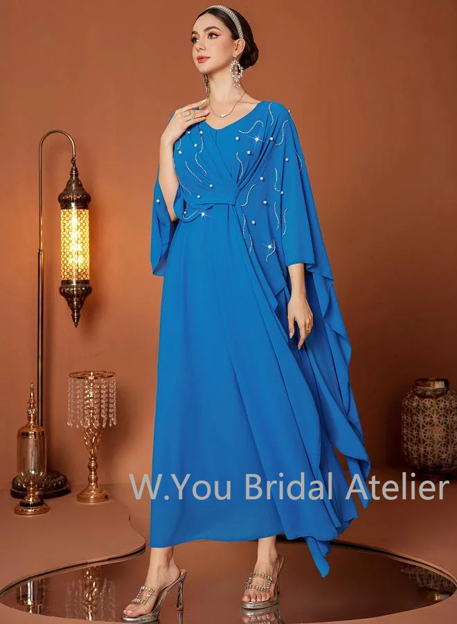 Luxurious Evening Dresses V-ne - Women'S Formal Wear For Wedding Guest ulasan dan harga