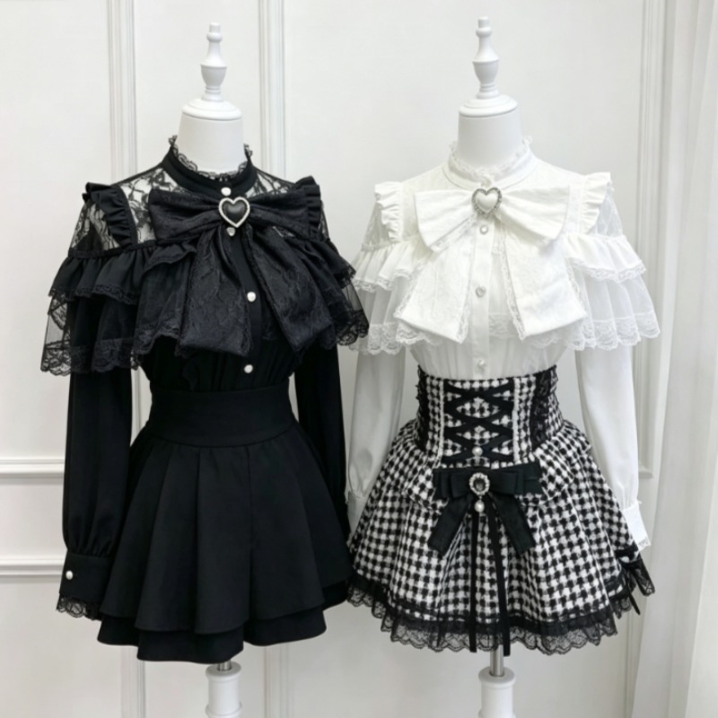 2026 Japanese Kawaii Lolita Bl - Women Formal Blouses For Evening Wear ulasan dan harga