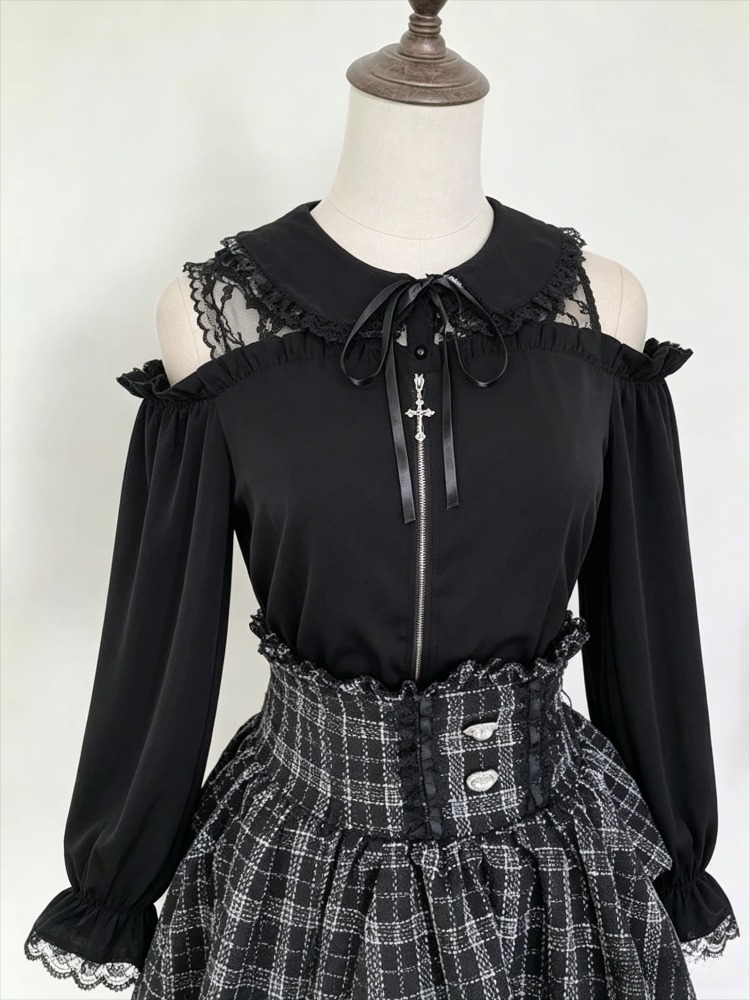 Sweet JK Blouse Women Japanese - Women Formal Blouses For Evening Wear ulasan dan harga