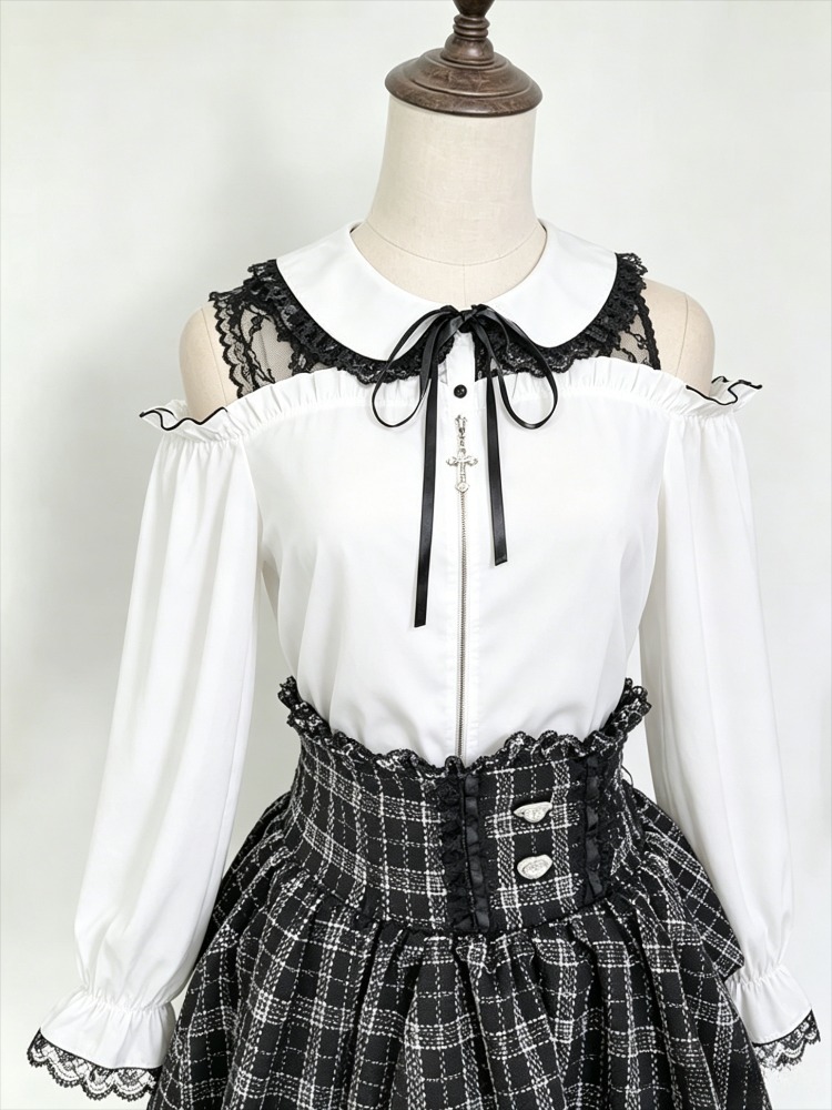 Sweet JK Blouse Women Japanese - Women Formal Blouses For Evening Wear ulasan dan harga